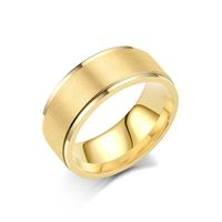 Fashion Solid Color Stainless Steel Rings sku image 16