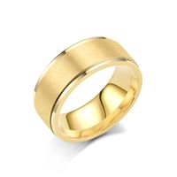 Fashion Solid Color Stainless Steel Rings sku image 19