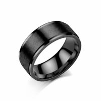 Fashion Solid Color Stainless Steel Rings sku image 9