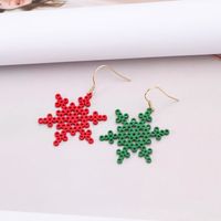 Fashion Snowflake Alloy Hollow Out Women's Earrings 1 Pair main image 4
