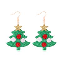 Moda Árbol De Navidad Tela Mujeres Aretes 1 Par main image 5