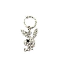 Simple Style Rabbit Stainless Steel Plating Inlay Artificial Gemstones Women's Belly Ring sku image 11