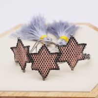 Bohemian Star Glass Knitting Unisex Bracelets 1 Piece sku image 3