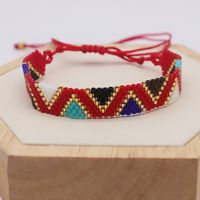 Bohemian Triangle Glass Knitting Unisex Bracelets 1 Piece sku image 3