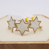Bohemian Star Glass Knitting Unisex Bracelets 1 Piece sku image 7