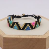 Bohemian Triangle Glass Knitting Unisex Bracelets 1 Piece sku image 5