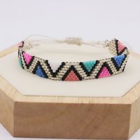 Bohemian Triangle Glass Knitting Unisex Bracelets 1 Piece sku image 7