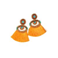 Ethnic Style Tassel Copper Earrings Tassel Copper Earrings 1 Pair main image 4