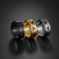 Fashion Geometric Stainless Steel Rings Stainless Steel Rings main image 6