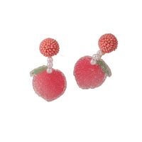 Sweet Fruit Arylic Stoving Varnish Women's Earrings 1 Pair main image 3