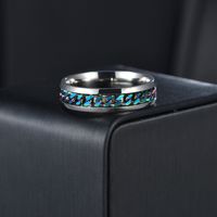 Fashion Geometric Stainless Steel Rings Chain Stainless Steel Rings main image 4
