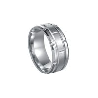 Fashion Geometric 201 Stainless Steel Rings In Bulk sku image 3