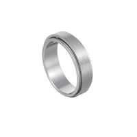 Einfacher Stil Geometrisch Rostfreier Stahl Ringe Edelstahl Ringe sku image 11