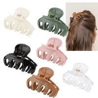 Simple Style Geometric Plastic Stoving Varnish Hair Claws main image 3