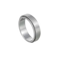 Einfacher Stil Geometrisch Rostfreier Stahl Ringe Edelstahl Ringe main image 3