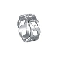 Fashion Circle Stainless Steel Hollow Out Rings sku image 8