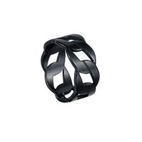 Fashion Circle Stainless Steel Hollow Out Rings sku image 18