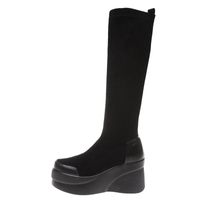 Neu Stiefeletten Mit Dicken Sohlen High Heel Stiefel Niedrige Stiefel Damen Stiefel sku image 13