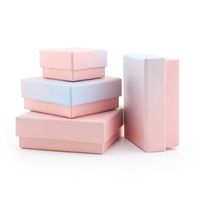 Fashion Gradient Color Paper Valentine'S Day Jewelry Boxes main image 3