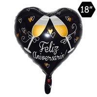 Valentine's Day Letter Aluminum Film Date Balloons 1 Piece main image 3