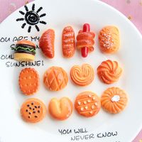 1 Piece Resin Bread Food Jewelry Accessories main image 1