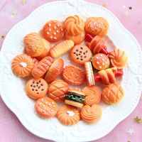 1 Piece Resin Bread Food Jewelry Accessories main image 2