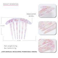 Fashion Geometric Acetic Acid Sheets Hair Clip 1 Piece main image 3