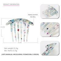 Fashion Geometric Acetic Acid Sheets Hair Clip 1 Piece sku image 6