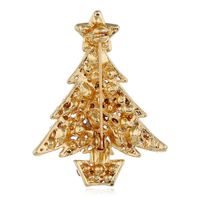 Fashion Christmas Tree Alloy Inlay Rhinestones Women's Brooches main image 3