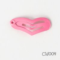 Simple Style Heart Shape Metal Stoving Varnish Hair Clip 1 Piece sku image 5
