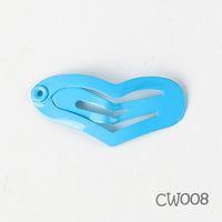 Simple Style Heart Shape Metal Stoving Varnish Hair Clip 1 Piece sku image 8