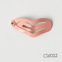 Simple Style Heart Shape Metal Stoving Varnish Hair Clip 1 Piece sku image 12