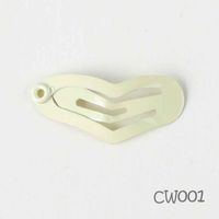 Simple Style Heart Shape Metal Stoving Varnish Hair Clip 1 Piece sku image 2