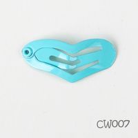 Simple Style Heart Shape Metal Stoving Varnish Hair Clip 1 Piece sku image 7