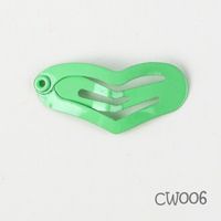 Simple Style Heart Shape Metal Stoving Varnish Hair Clip 1 Piece sku image 1