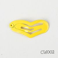 Simple Style Heart Shape Metal Stoving Varnish Hair Clip 1 Piece sku image 3