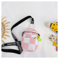 Unisex Small All Seasons Nylon Heart Shape Cute Square Zipper Fanny Pack sku image 5