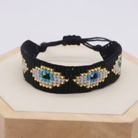 Ethnic Style Devil's Eye Glass Beaded Women's Bracelets sku image 1