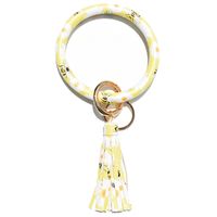 Style Simple Bloc De Couleur Fleur Faux Cuir Unisexe Pendentif De Sac Porte-clés sku image 38