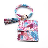 Fashion Solid Color Pu Leather Women's Bag Pendant Keychain 1 Piece sku image 11