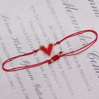 Fashion Heart Shape Glass Beaded Women's Bracelets main image 5