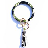 Simple Style Color Block Flower Pu Leather Unisex Bag Pendant Keychain sku image 54