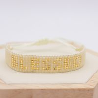 Casual Letter Glass Wholesale Bracelets sku image 1