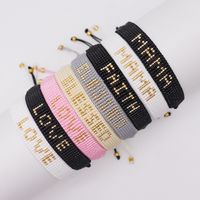 Casual Letter Glass Wholesale Bracelets main image 2