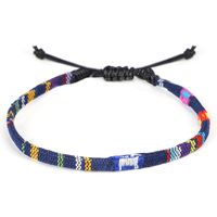 Ethnic Style Colorful Cloth Braid Women's Anklet sku image 9