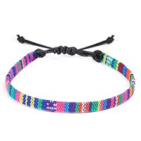 Ethnic Style Colorful Cloth Braid Women's Anklet sku image 17