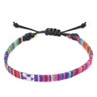 Ethnic Style Colorful Cloth Braid Women's Anklet sku image 21