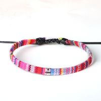 Ethnic Style Colorful Cloth Braid Women's Anklet sku image 4