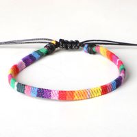 Ethnic Style Colorful Cloth Braid Women's Anklet sku image 2