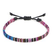 Ethnic Style Colorful Cloth Braid Women's Anklet sku image 18